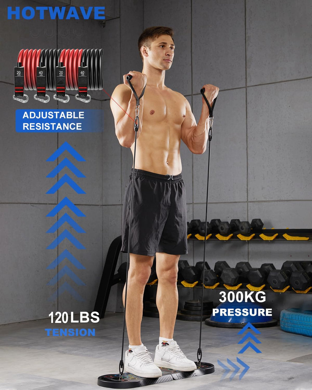 Push up Board Fitness, Portable Foldable 20 in 1 Push up Bar at Home Gym, Pushup Handles for Floor. Professional Strength Training Equipment for Man and Women,Patent Pending